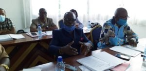 Le Conseil municipal présidé par le Maire Christian Abessolo Menguey