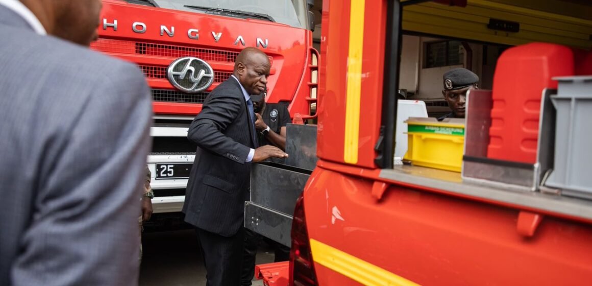 Réhabilitation de la cité des sapeurs-pompiers de la Nomba : un geste fort en faveur des forces de secours Réhabilitation de la cité des sapeurs-pompiers de la Nomba : Un geste fort en faveur des forces de secours