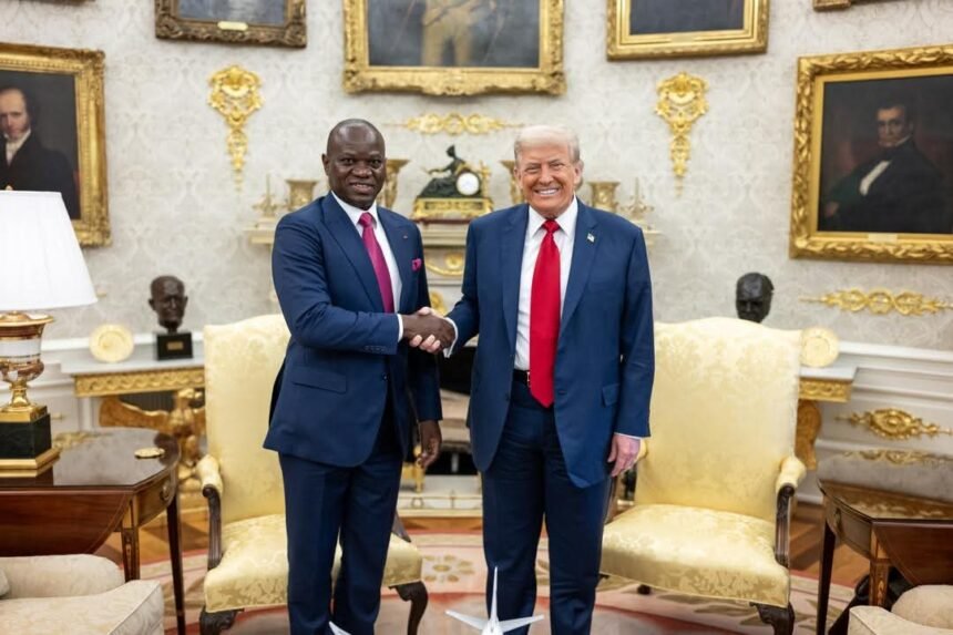 Visite historique : Brice Clotaire Oligui Nguema reçu par le président Donald Trump à Washington