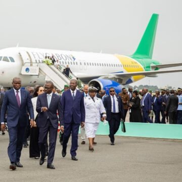 Le président Brice Clotaire Oligui Nguema réceptionne le premier Airbus A320 de Fly Gabon
