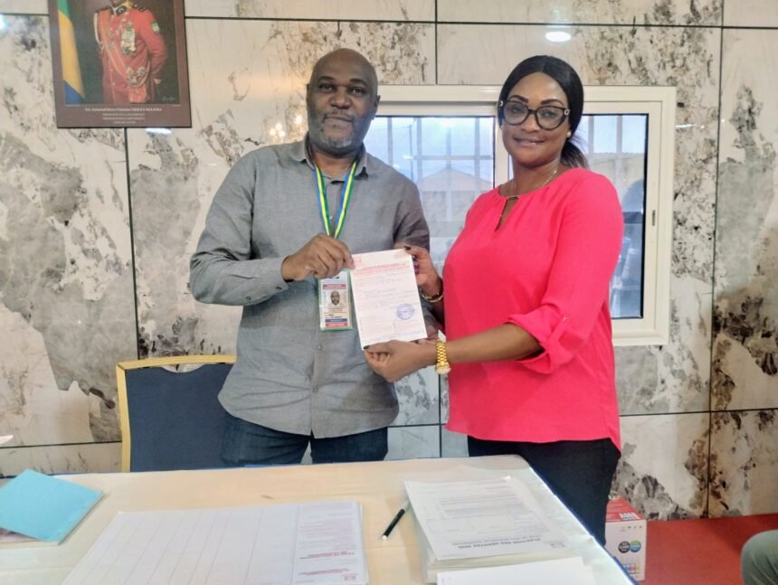 IMG-20250808-WA0002 Bitam- Élections législatives et locales 2025: Josiane MEKUI BEYEME déclare sa candidature.