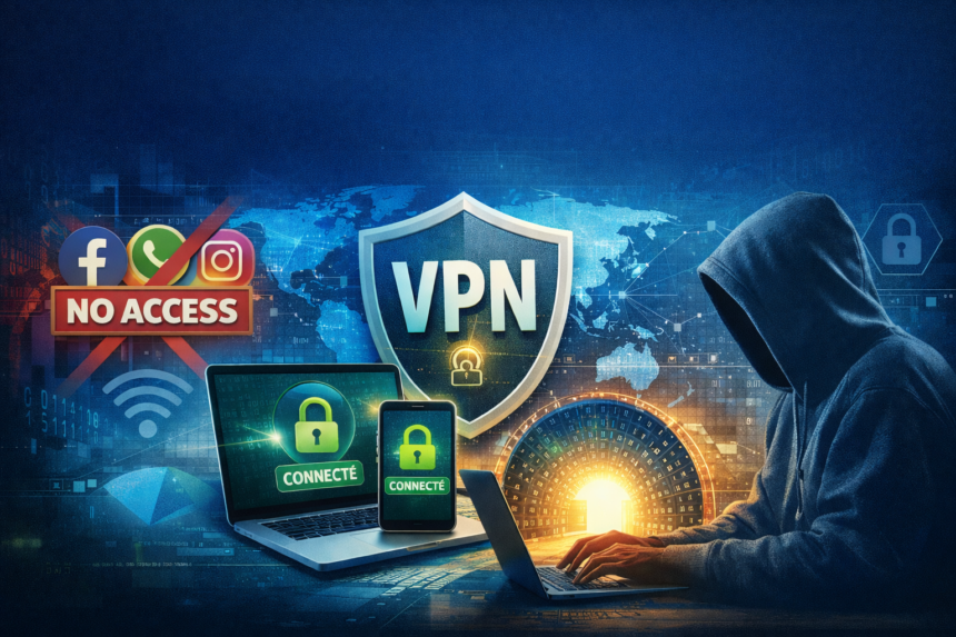 Réseaux sociaux suspendus : Comment les VPN deviennent la nouvelle porte d’entrée du web