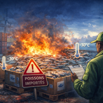 Alerte sanitaire à Owendo : Des tonnes de poissons détruites après rupture de la chaîne du froid