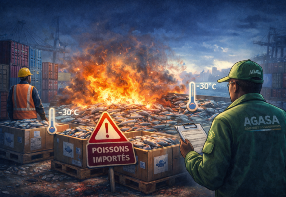 Alerte sanitaire à Owendo : Des tonnes de poissons détruites après rupture de la chaîne du froid