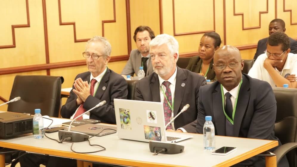 Audience : l’AGEOS et l’ESA entretiennent les Députés sur les questions spatiales au Gabon.