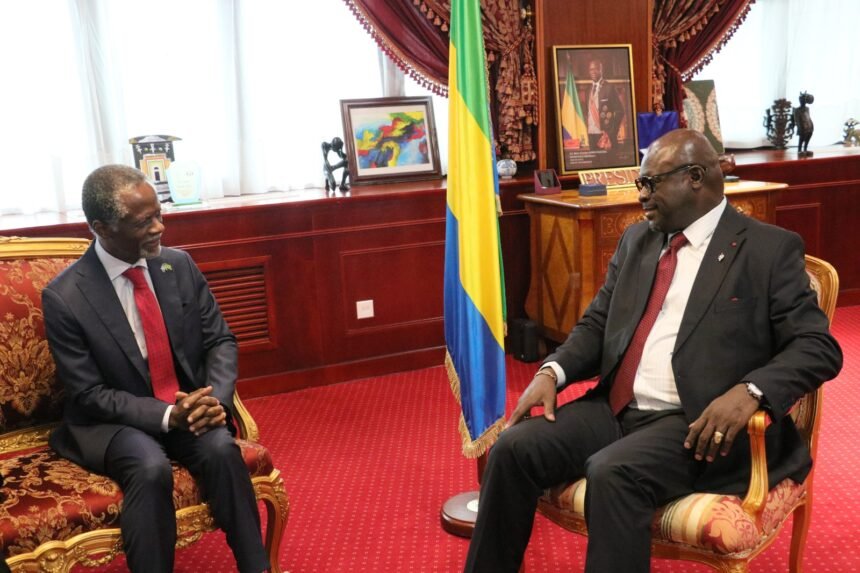 Audience : Michel Régis Onanga M. Ndiaye échange avec le Président de la CEPAG.