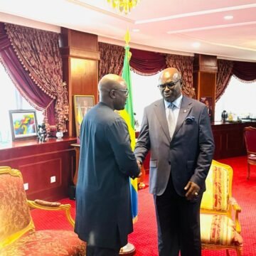 Audience : L’Association “La Passion des Autres” chez Michel Régis Onanga M. Ndiaye.