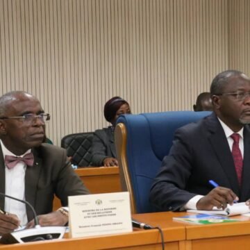 Travaux : Le Ministre François Ndong Obiang auditionné sur la création de la CNDPC au Palais Léon Mba.