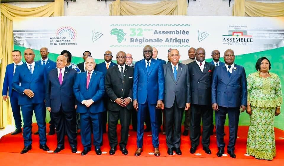 Diplomatie parlementaire : Michel Régis Onanga M. Ndiaye prend part, à l’ouverture de la 32ᵉ Assemblée Régionale Afrique de l’APF à Dakar.