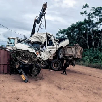 Ndjolé-Lalara : Deux morts et un blessé grave dans un violent accident